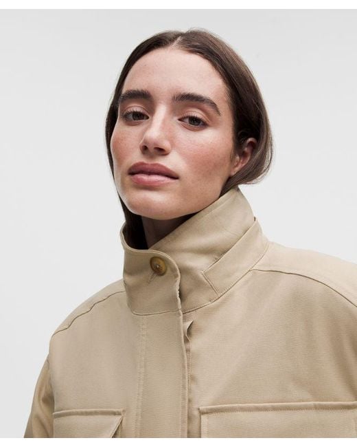 lululemon athletica Natural – Dryfield Utility Jacket – Color Khaki – Size Large