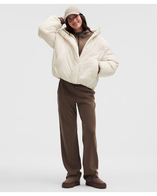 lululemon athletica Natural Bubble-Hem 600-Down-Fill Puffer Jacket