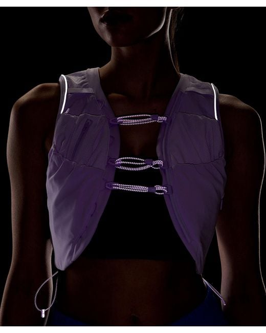 lululemon athletica Purple – Fast And Free Trail Running Vest – – Size 2Xs/Xs