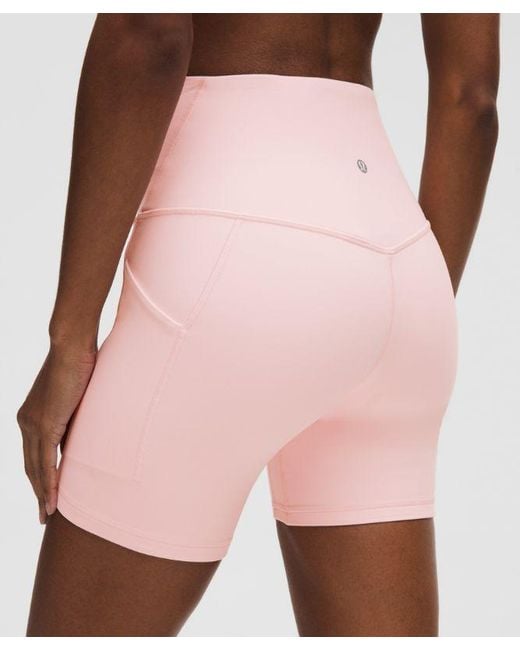 lululemon athletica Pink – Align High-Rise Shorts With Pockets – 6" – – Size 14