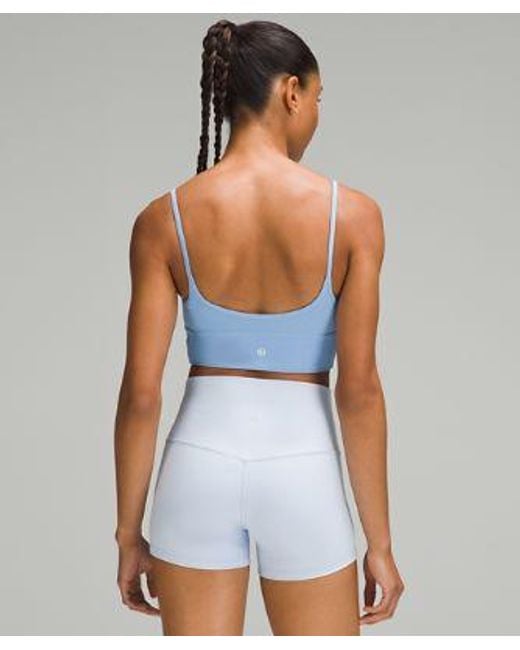 lululemon athletica Blue – Align Sweetheart Sports Bra Light Support, A/B Cup – –