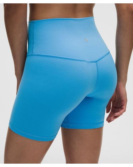 lululemon athletica Blue Align High-Rise Short 6"