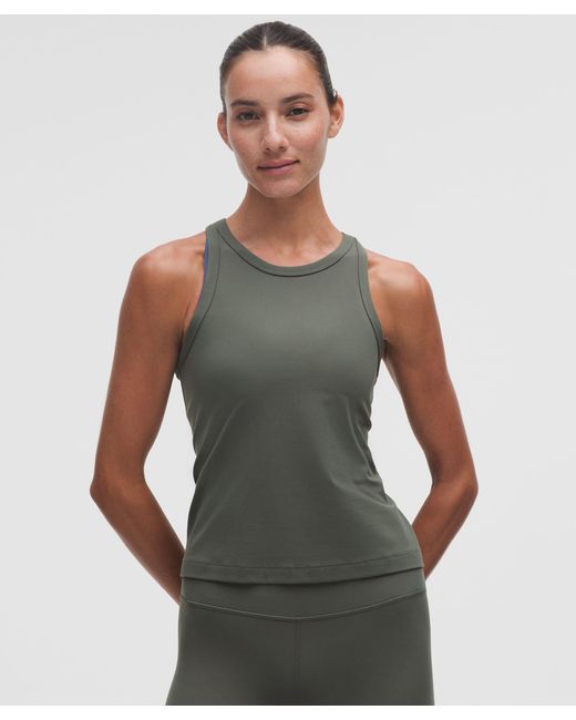 lululemon athletica Green Align Waist-Length Racerback Tank Top