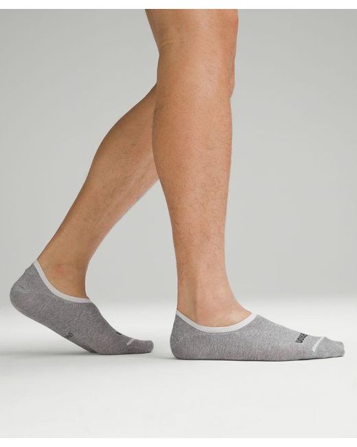 lululemon athletica Metallic Daily Stride Comfort No-show Socks 5 Pack - Color Grey - Size L for men