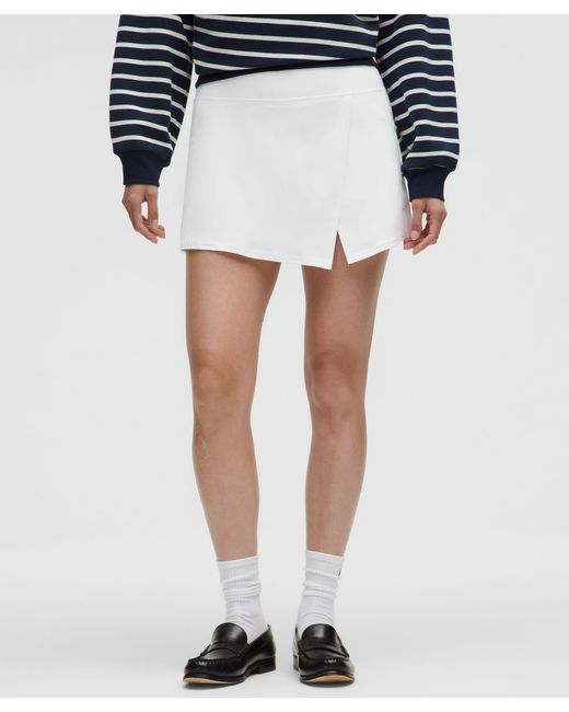 lululemon athletica White Align High-Rise Wrap-Front Skirt