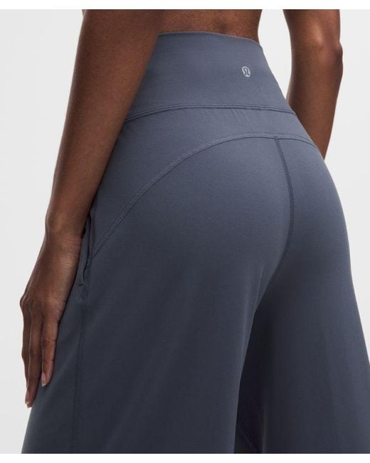 lululemon athletica Black – Groove High-Rise Wide-Leg Pants Regular – – Size 4