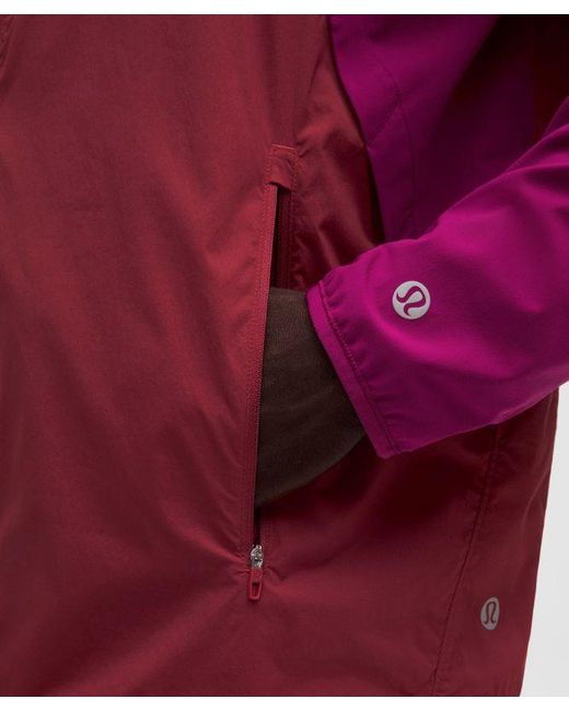 lululemon athletica Red – Fast And Free Packable Jacket – – Size Large for men
