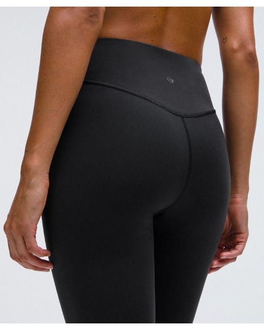lululemon athletica Black Wunder Under Smoothcover High-Rise Tight 25"