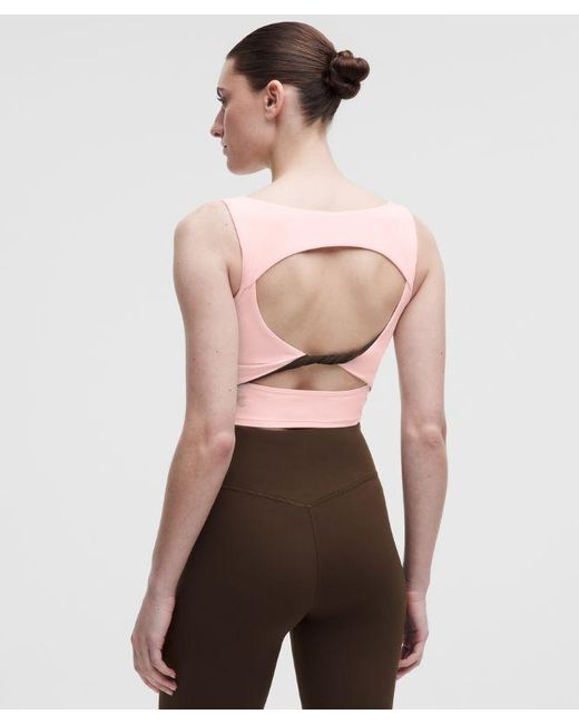 lululemon athletica Multicolor – Nulu Twist-Back Tank Top – – Size Large