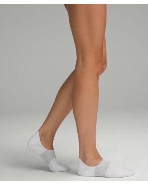 lululemon athletica Power Stride No-show Socks With Active Grip 3 Pack - Color White - Size L