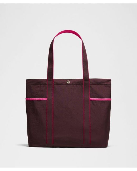 lululemon athletica Red Daily Multi-Pocket Tote Bag 20L