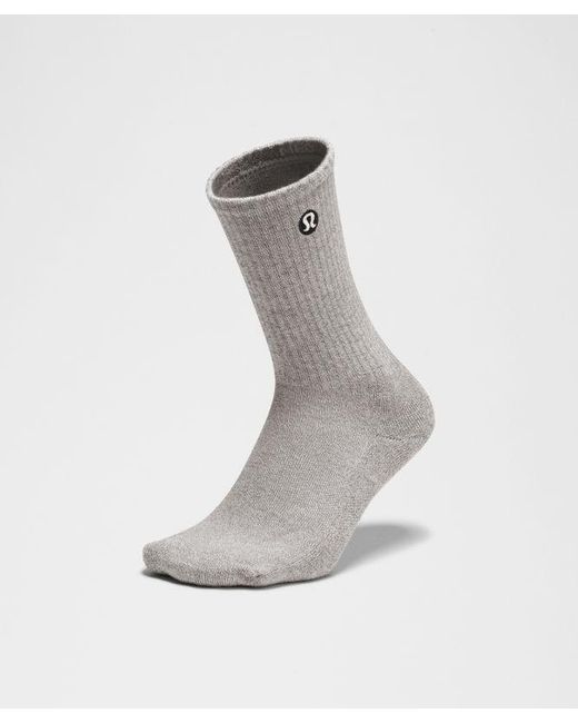 lululemon athletica Gray Daily Essential Crew Socks