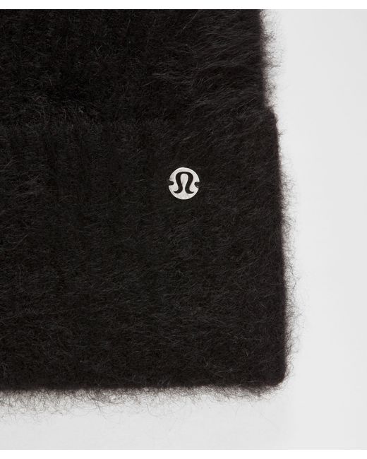 lululemon athletica Black Fuzzy Cashmere Beanie Lululemon Fuzzy Cashmere Beanie | ModeSens main image 4