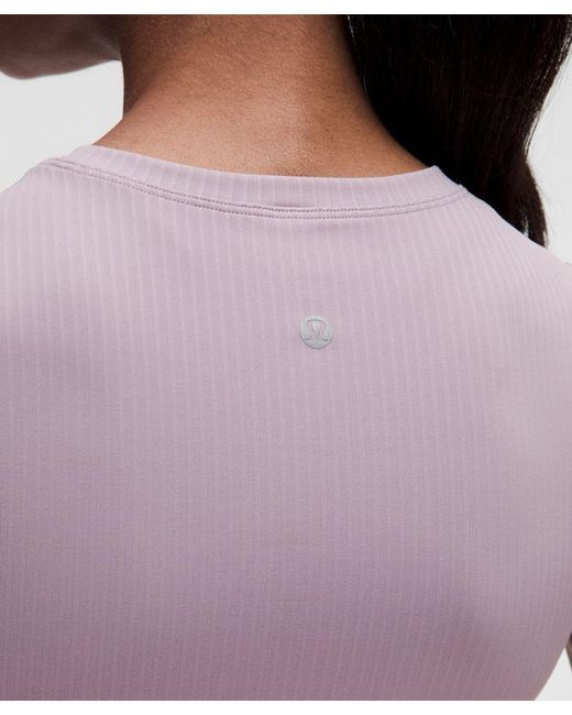 lululemon athletica Purple – Align Lettuce-Hem Baby Tee – /Pastel – Size 4
