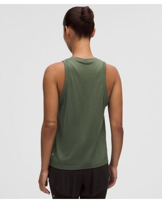 lululemon athletica Green – Super Swiftly Relaxed-Fit Tank Top – – Size Large