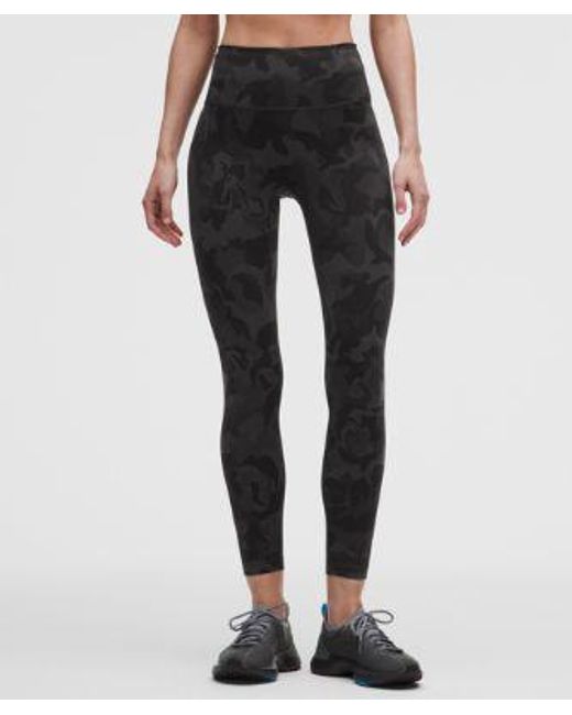 lululemon athletica Multicolor – Wunder Train No Line High-Rise Tight Leggings – 25" – Color Camo/ – Size 4