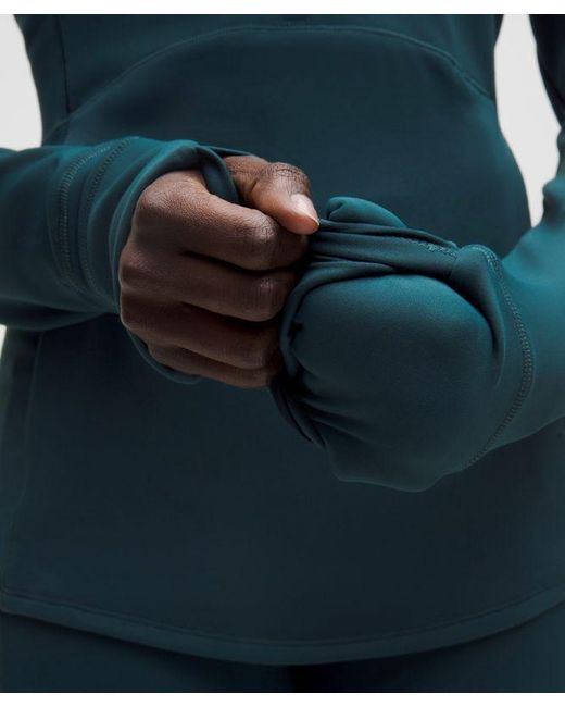lululemon athletica Blue – Cold Weather Running Half Zip – – Size 4