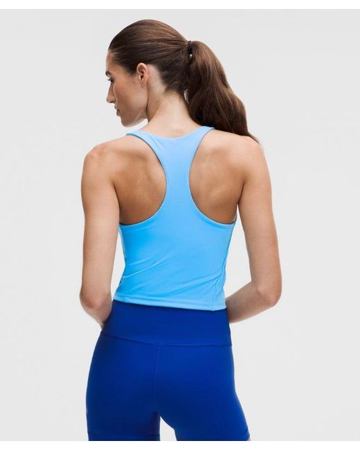 lululemon athletica Blue – Wunder Train Racerback Tank Top Medium Support, B/C Cup – – Size 4