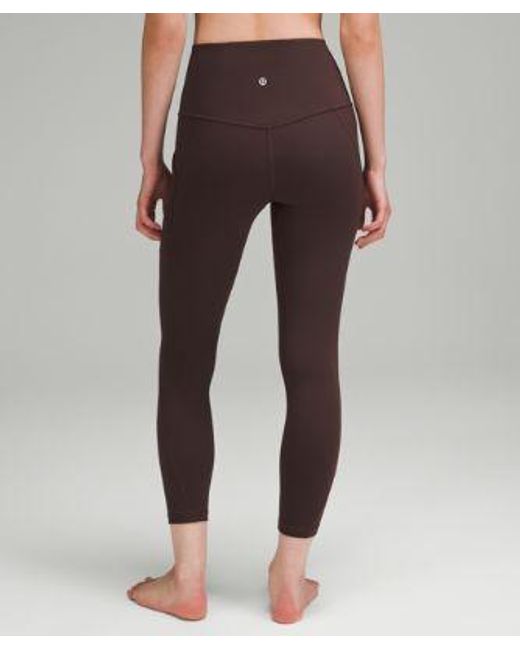 lululemon athletica Brown Align High-Rise Pant With Pockets 25"