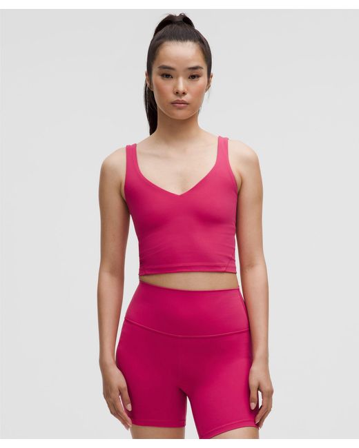 lululemon athletica Red Align Tank Top