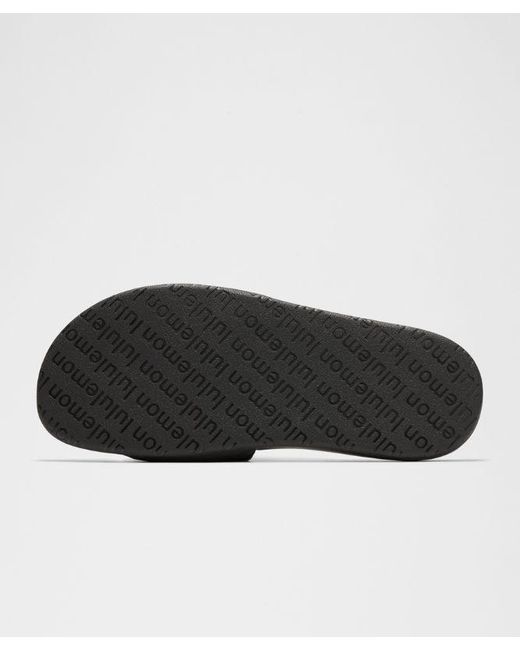 lululemon athletica Restfeel Slides - Color Black/grey - Size 10