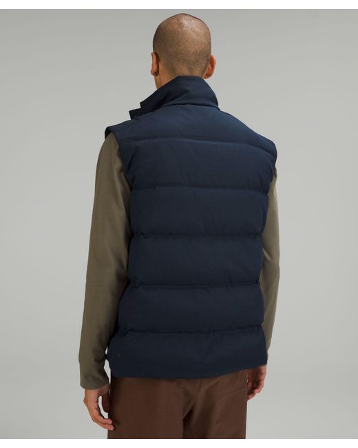 lululemon athletica Wunder Puff Vest Tech Canvas - Color Blue - Size L for men