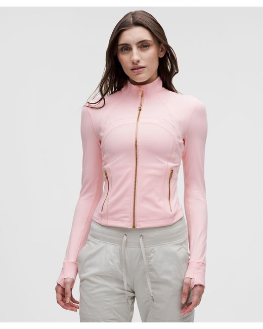 lululemon athletica Pink Define Cropped Jacket