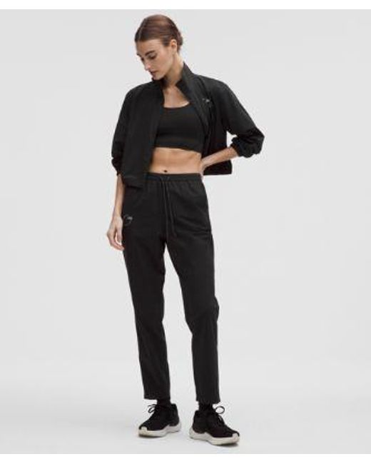 lululemon athletica Black Mile Maker Run Crew Graphic High-Rise Track Pant