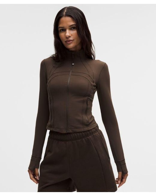 lululemon athletica Brown Define Cropped Jacket