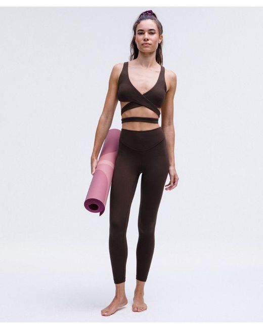 lululemon athletica Brown Wunder Under Nulu High-Rise Leggings 25"