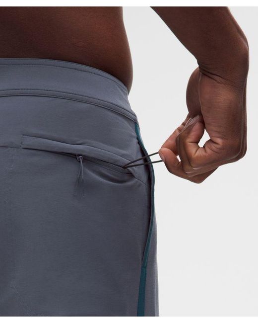 lululemon athletica Blue – Classic-Fit Linerless Board Shorts – 7" – Size 12 for men