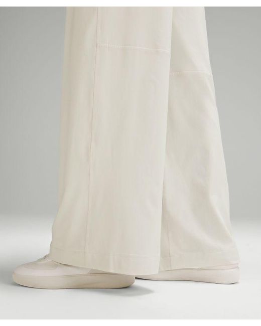 lululemon athletica Swift Mid-rise Wide-leg Pants Full Length - Color White - Size 0