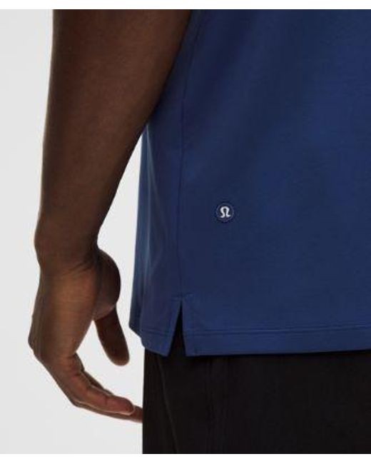 lululemon athletica Blue – Showzero Classic-Fit Polo Shirt – – Size Medium for men