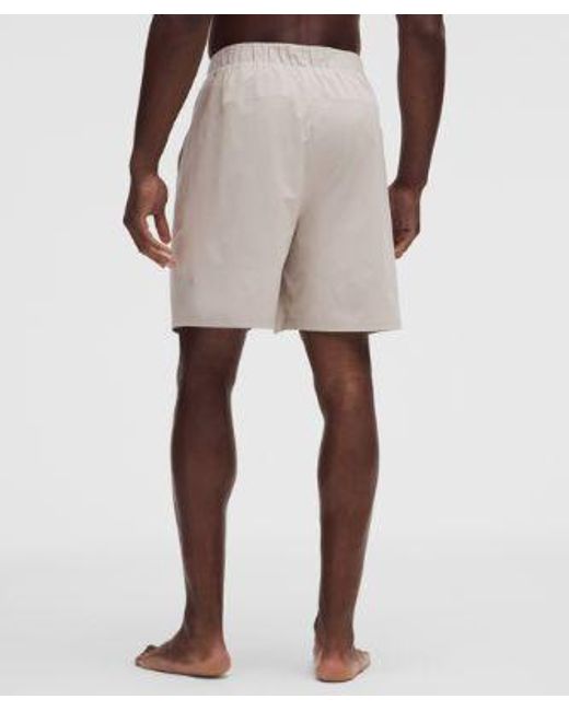 lululemon athletica Black – Balancer Relaxed-Fit Shorts – 7" – Color Khaki – Size Large for men