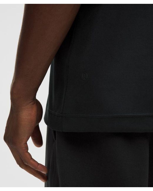 lululemon athletica Black Grand Standard Short-Sleeve Crew for men