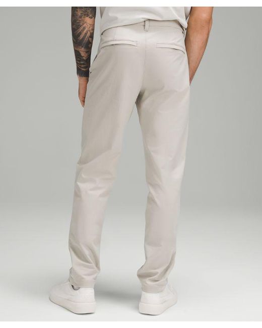lululemon athletica Natural – Abc Classic-Fit Trousers 34"L Warpstreme – Color Khaki – for men
