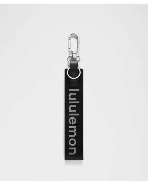 lululemon athletica White Never Lost Keychain
