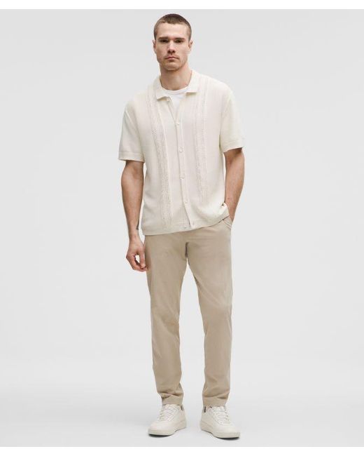 lululemon athletica Natural Abc Slim-Fit Trouser 32L for men