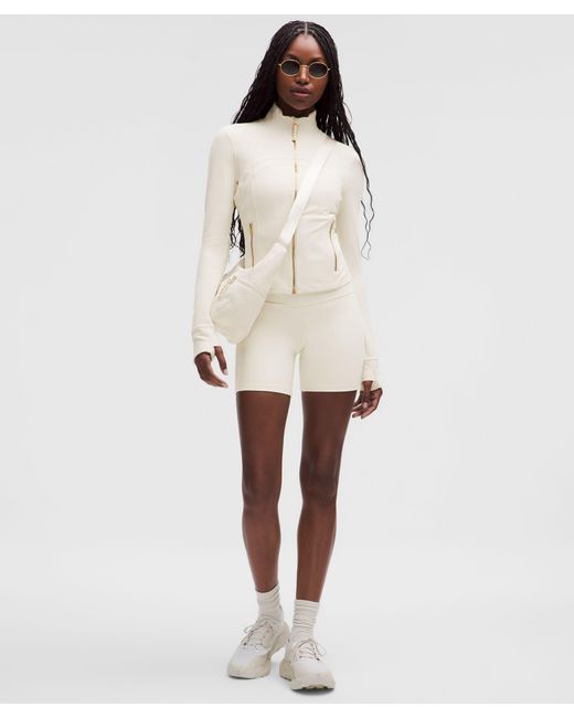 ジャケット・アウター Lululemon Athletica Cropped Jacket lululemon Define Cropped Jacket in Natural | Lyst