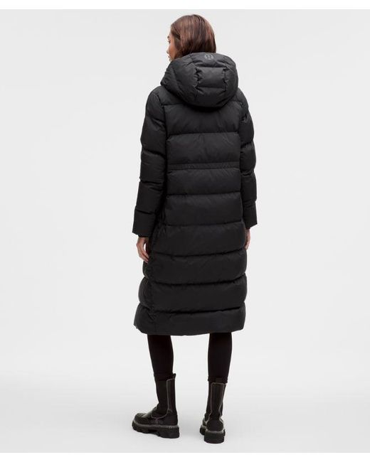 lululemon athletica Wunder Puff Long Jacket - Color Black - Size 12
