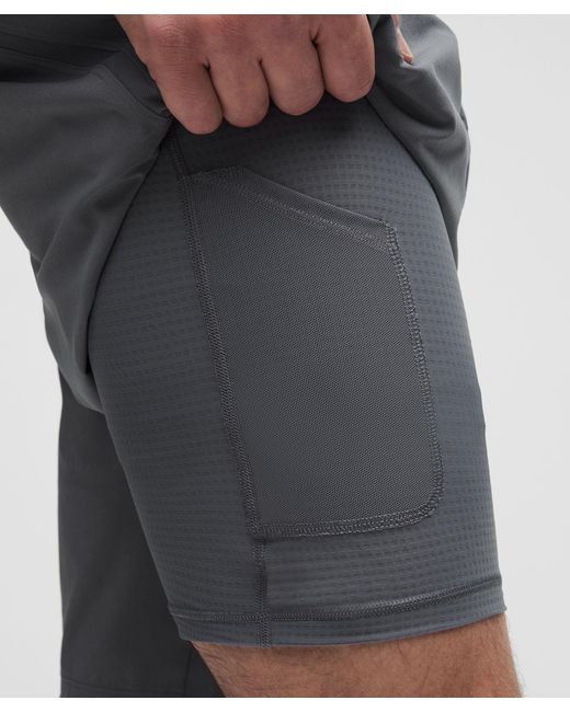 lululemon athletica Blue Pace Breaker Lined Short 9" for men