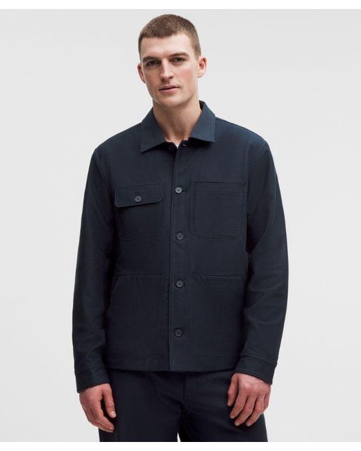 lululemon athletica Blue – Utilitech Twill Chore Coat – – Size Medium for men