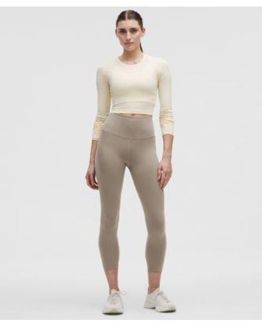 lululemon athletica Natural Wunder Train High-Rise Crop With Pockets 23"
