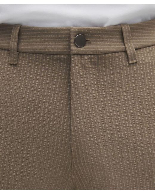 lululemon athletica White – Abc Slim-Fit Trousers 32L Textured – – Size 6 for men