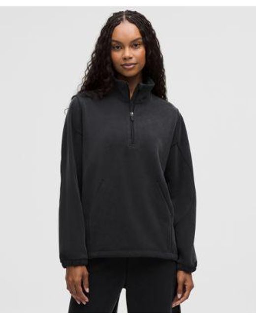 lululemon athletica Black Softstreme Half-Zip