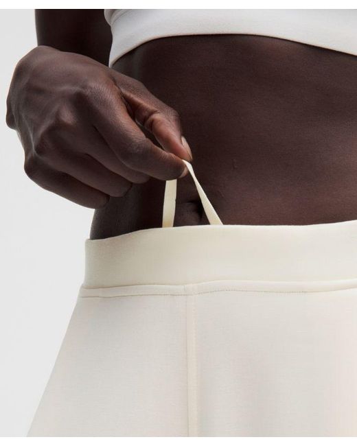 lululemon athletica White – Lightweight Softstreme Mid-Rise Pants Regular – – Size Large