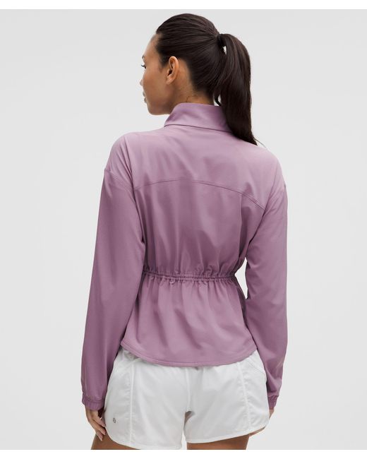 lululemon athletica Purple Uv-Protective Cinch-Waist Running Jacket
