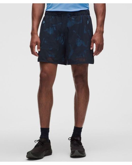 lululemon athletica Blue – Jacquard-Knit Shorts Slnsh Collection – 5" – – Size Large for men
