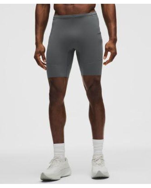 lululemon athletica Blue – Fast And Free Half Tights – 8" – – for men