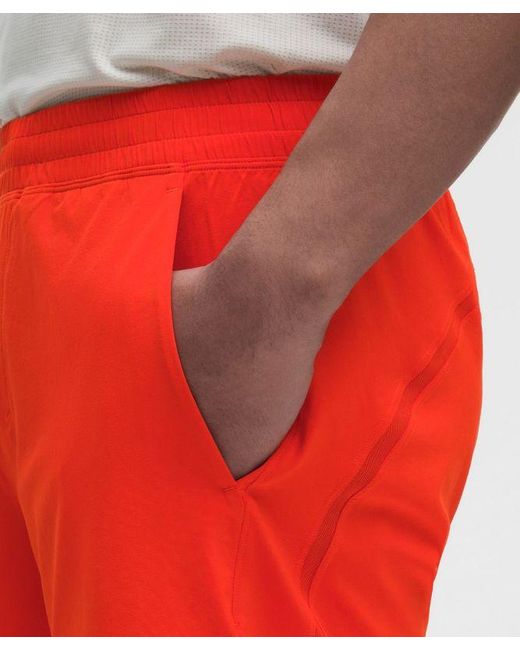 lululemon athletica Red – Pace Breaker Lined Shorts – 7" – – Size Large for men
